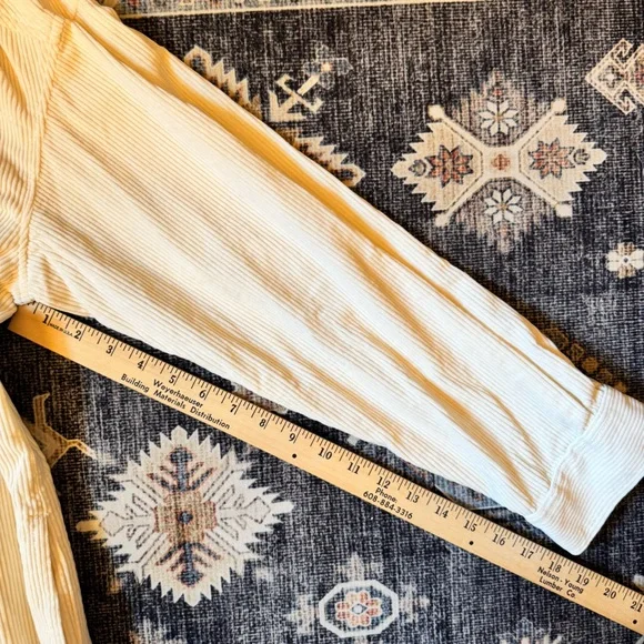 Madewell Corduroy Long-Sleeve Mini Shirtdress 100% Cotton Size Large - Picture 14 of 14